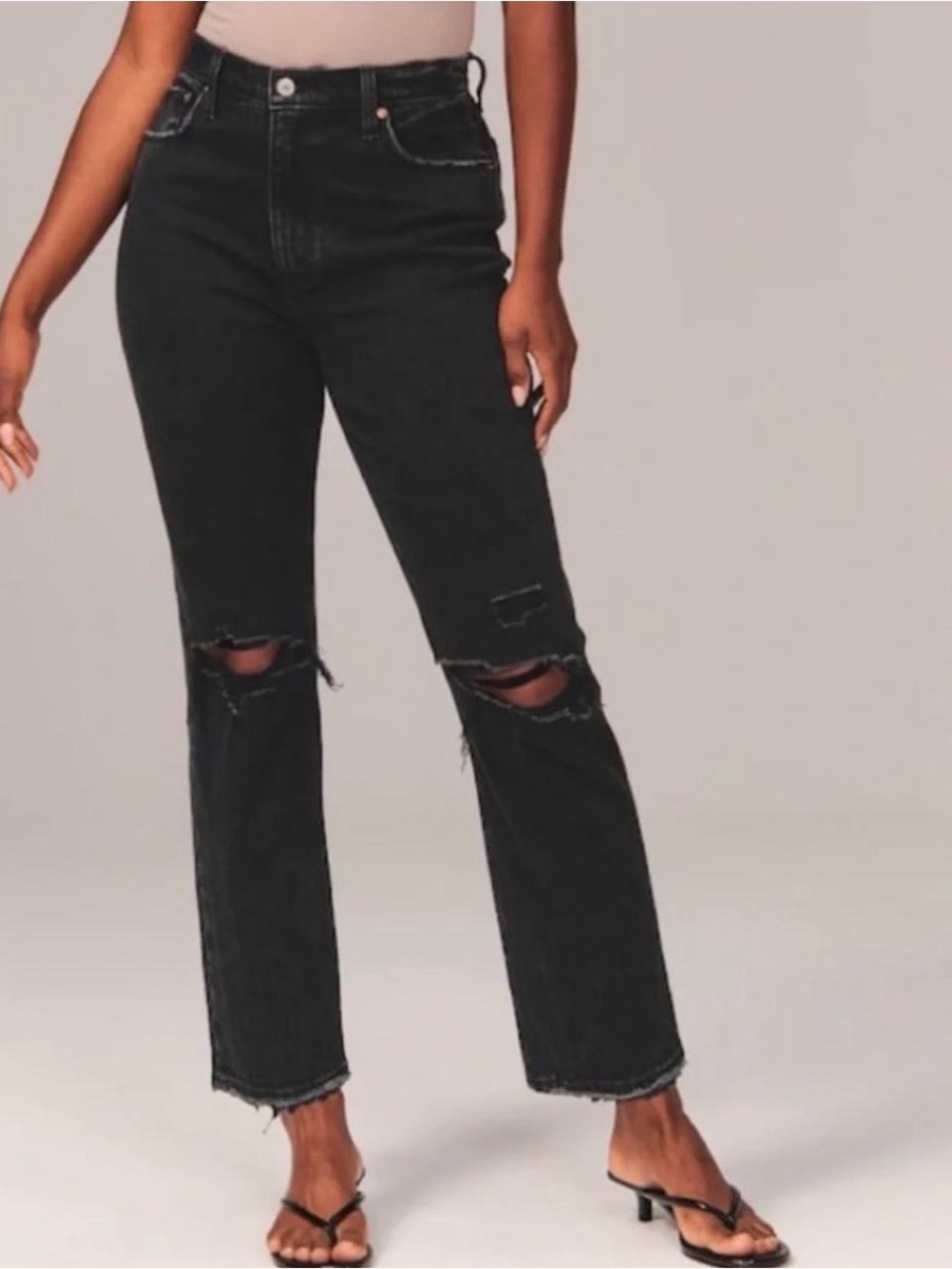 Abercrombie & Fitch high waist, 90s straight leg denim